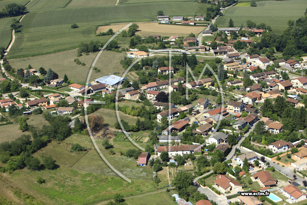 Photo arienne de Saint-Maurice-de-Gourdans (Le Ronger)