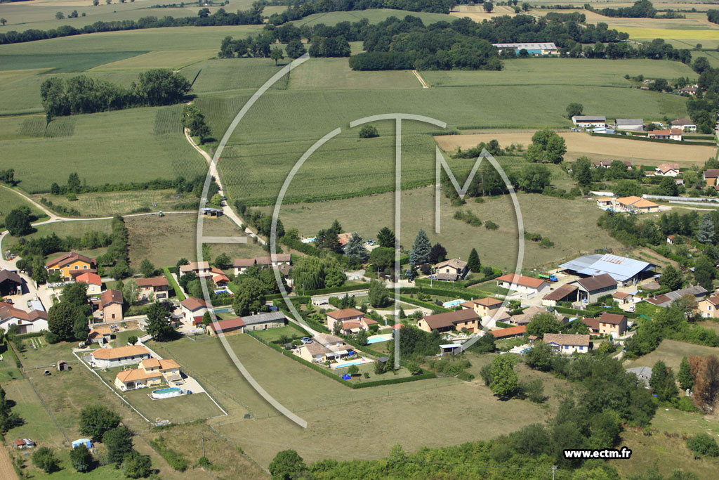 Photo arienne de Saint-Maurice-de-Gourdans (Le Zonchet)