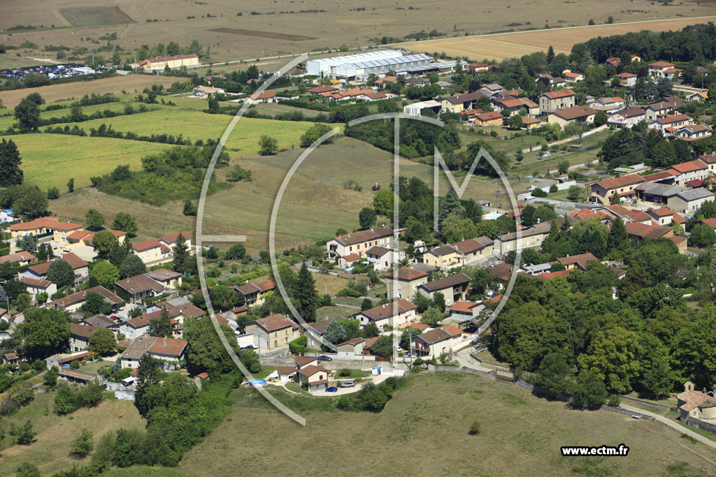 Photo arienne de Saint-Maurice-de-Gourdans (Pollet)