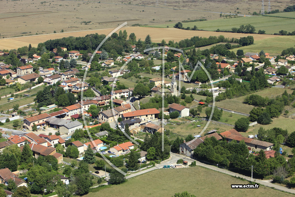 Photo arienne de Saint-Maurice-de-Gourdans (Pollet)