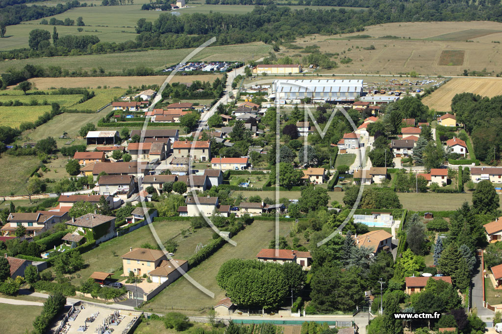 Photo arienne de Saint-Maurice-de-Gourdans (Pollet)