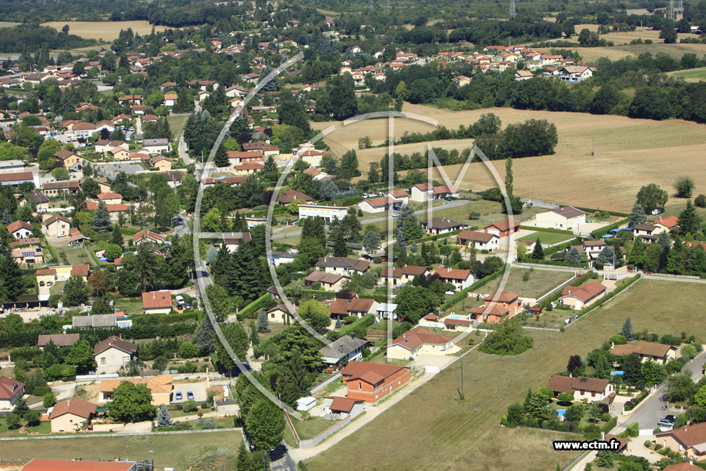 Photo arienne de Saint-Maurice-de-Gourdans (Port Galland)