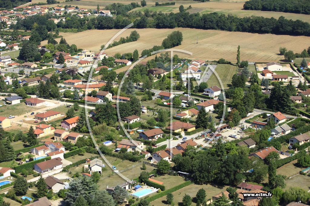 Photo arienne de Saint-Maurice-de-Gourdans (Port Galland)