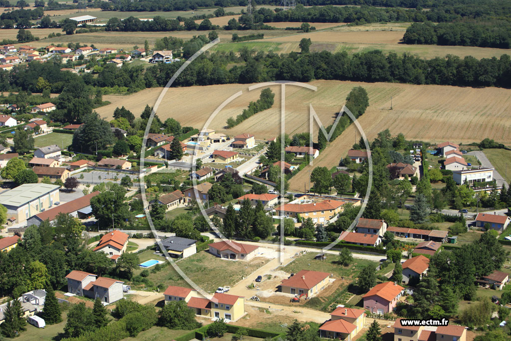 Photo arienne de Saint-Maurice-de-Gourdans (Port Galland)