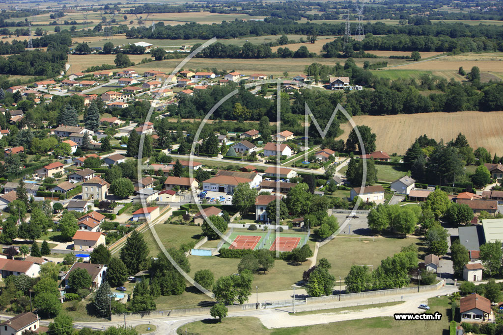 Photo arienne de Saint-Maurice-de-Gourdans (Port Galland)