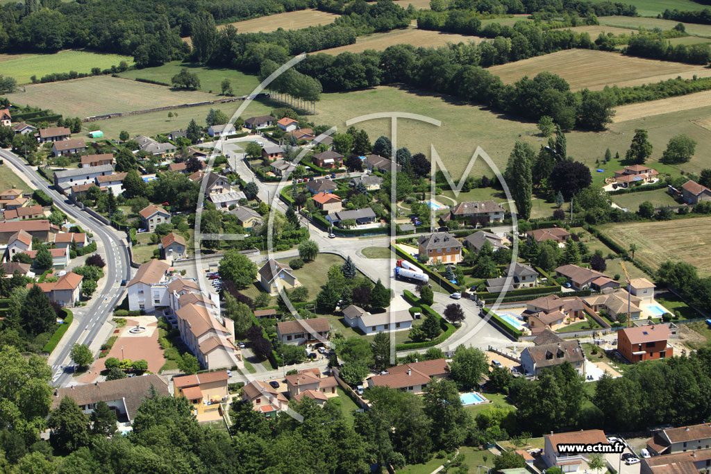 Photo arienne de Saint-Romain-de-Jalionas