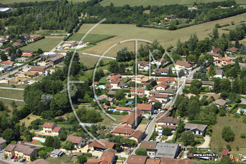 Photo arienne de Saint-Romain-de-Jalionas