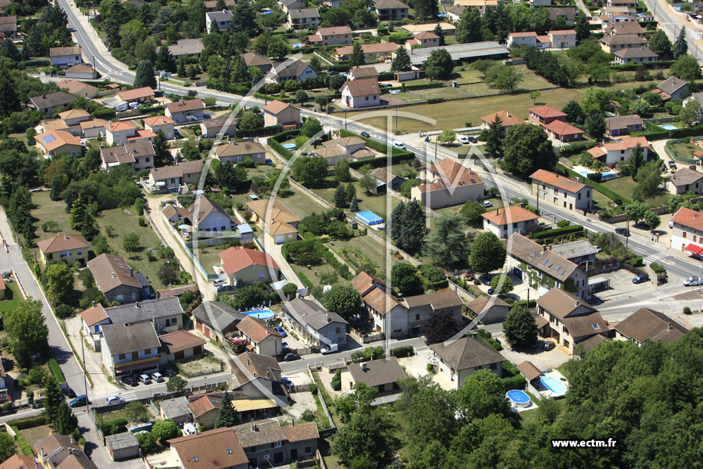 Photo arienne de Saint-Romain-de-Jalionas