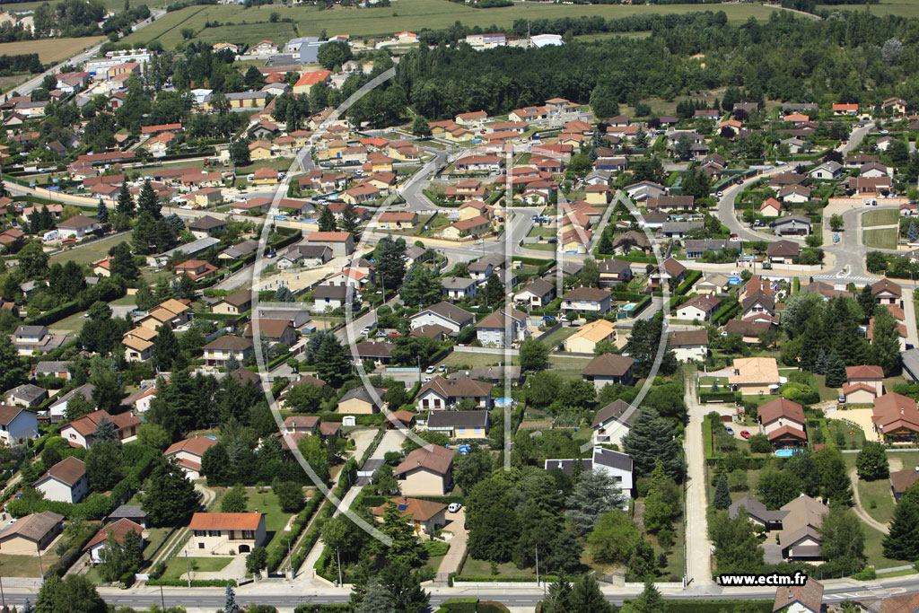 Photo arienne de Saint-Romain-de-Jalionas