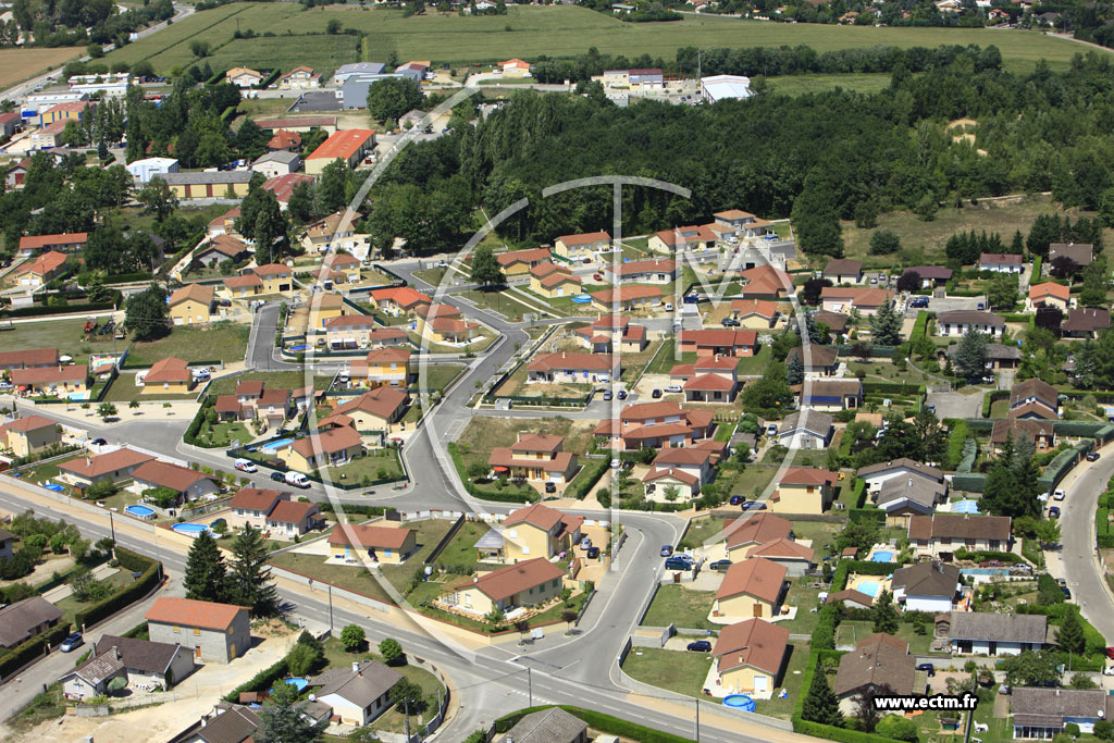 Photo arienne de Saint-Romain-de-Jalionas