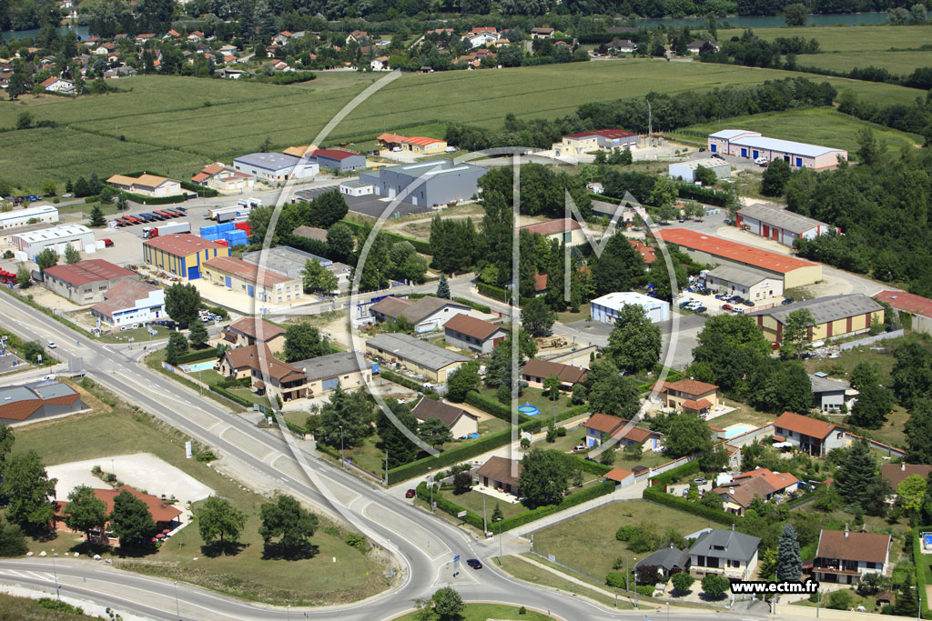 Photo arienne de Saint-Romain-de-Jalionas