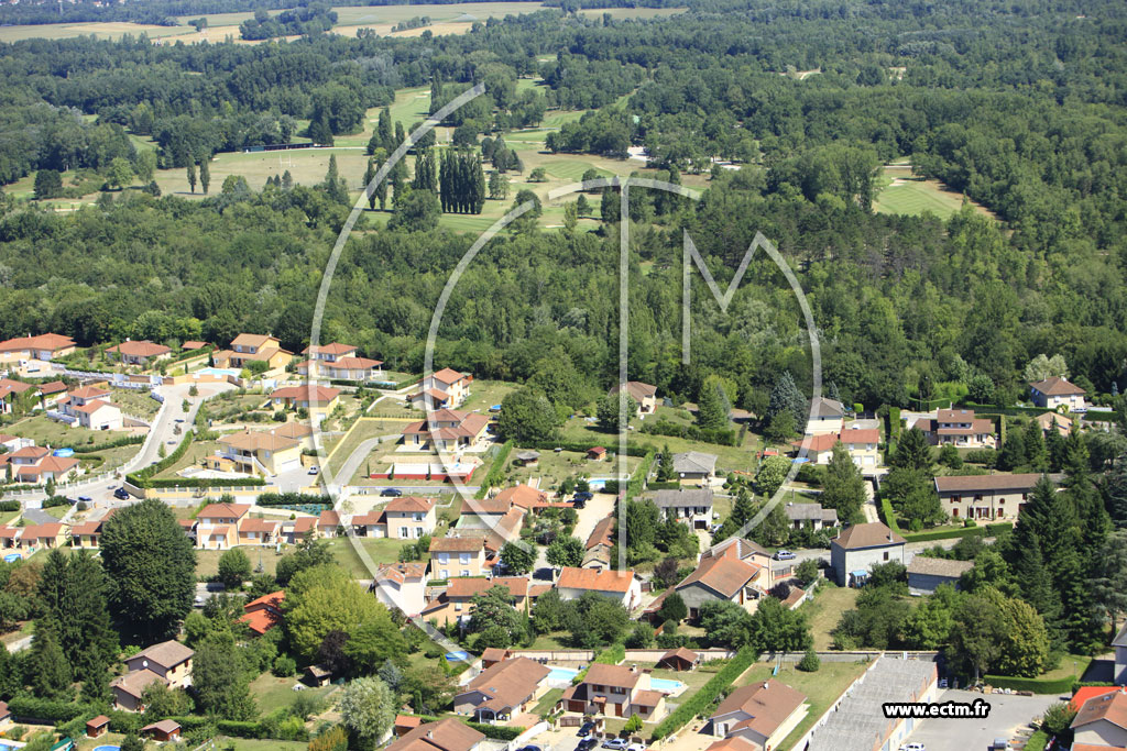 Photo arienne de Villette-d'Anthon