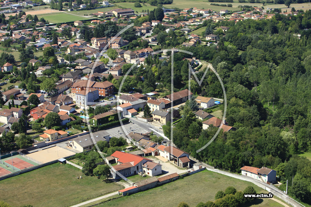 Photo arienne de Villette-d'Anthon