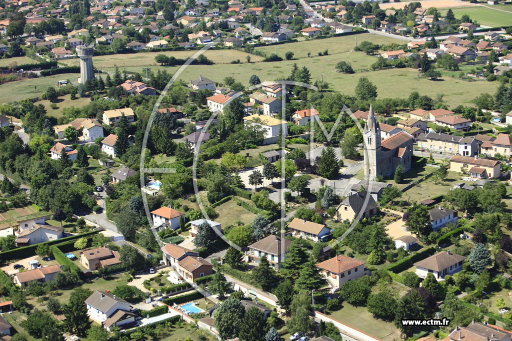 Photo arienne de Villette-d'Anthon