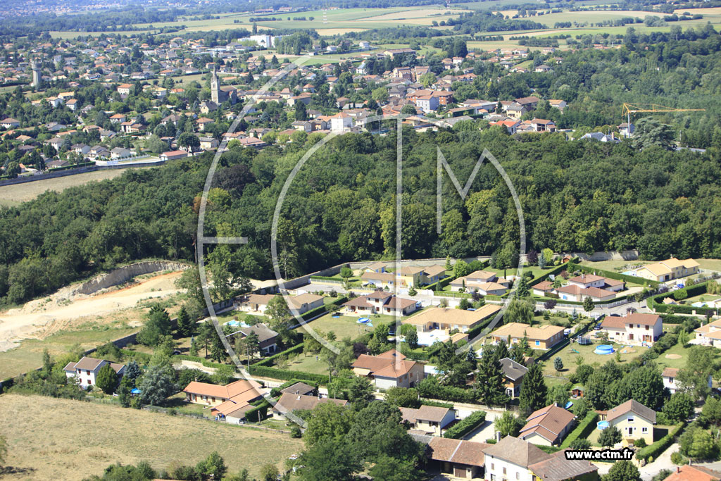 Photo arienne de Villette-d'Anthon (Sous-l'Eglise)