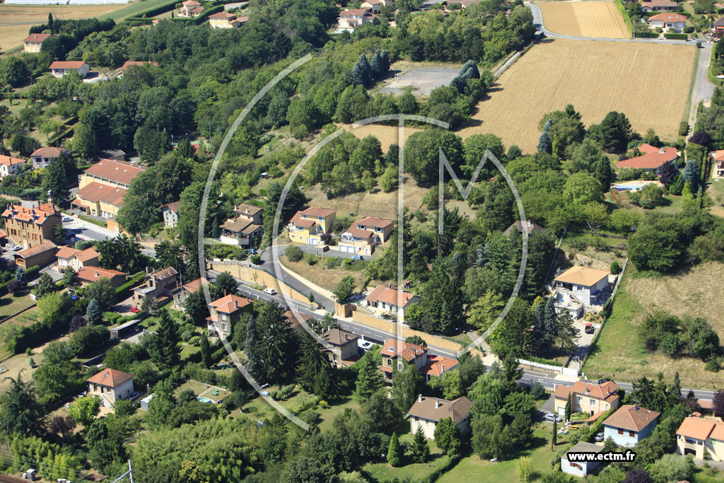 Photo arienne de Albigny-sur-Sane