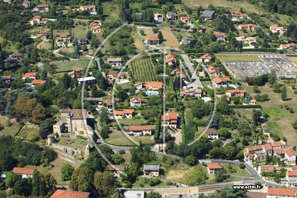 Photo arienne de Albigny-sur-Sane