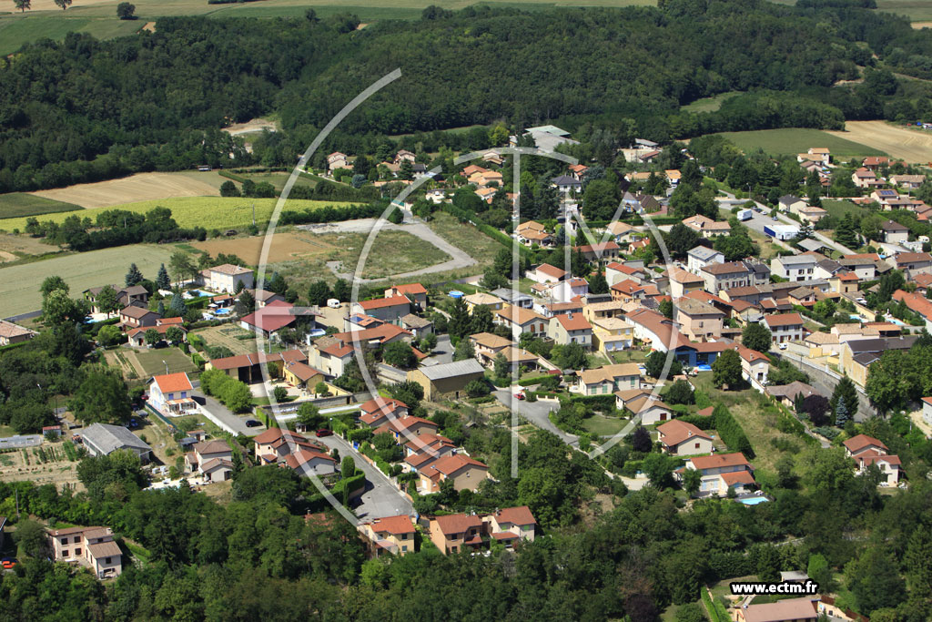 Photo arienne de Cailloux-sur-Fontaines