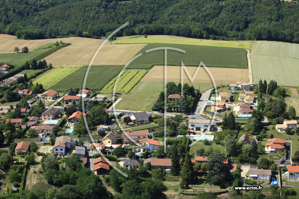 Photo arienne de Cailloux-sur-Fontaines