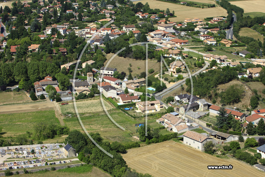 Photo arienne de Cailloux-sur-Fontaines