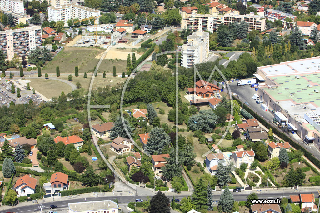 Photo arienne de Caluire-et-Cuire (Avenue du Gnral Leclerc)
