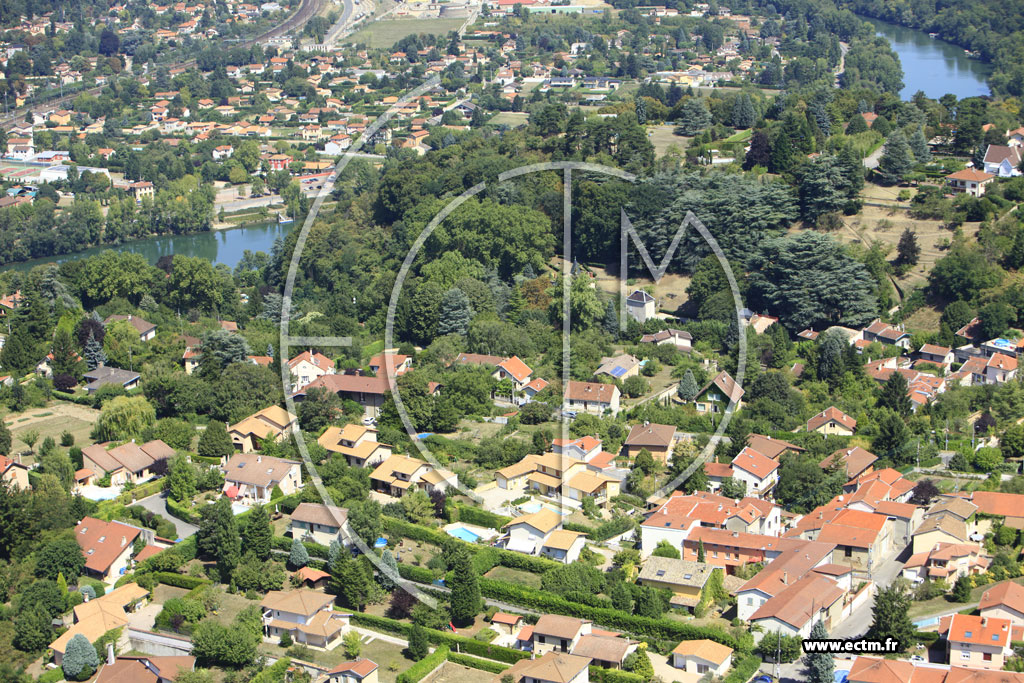 Photo arienne de Caluire-et-Cuire (Chemin de la Combe)