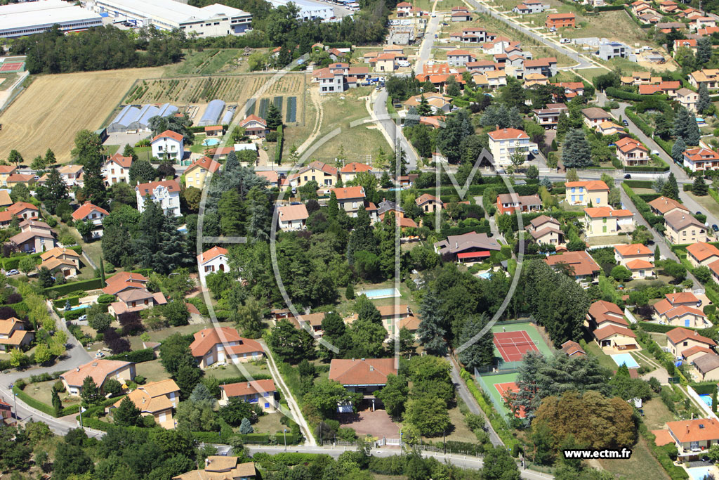 Photo arienne de Caluire-et-Cuire (Chemin du Panorama)