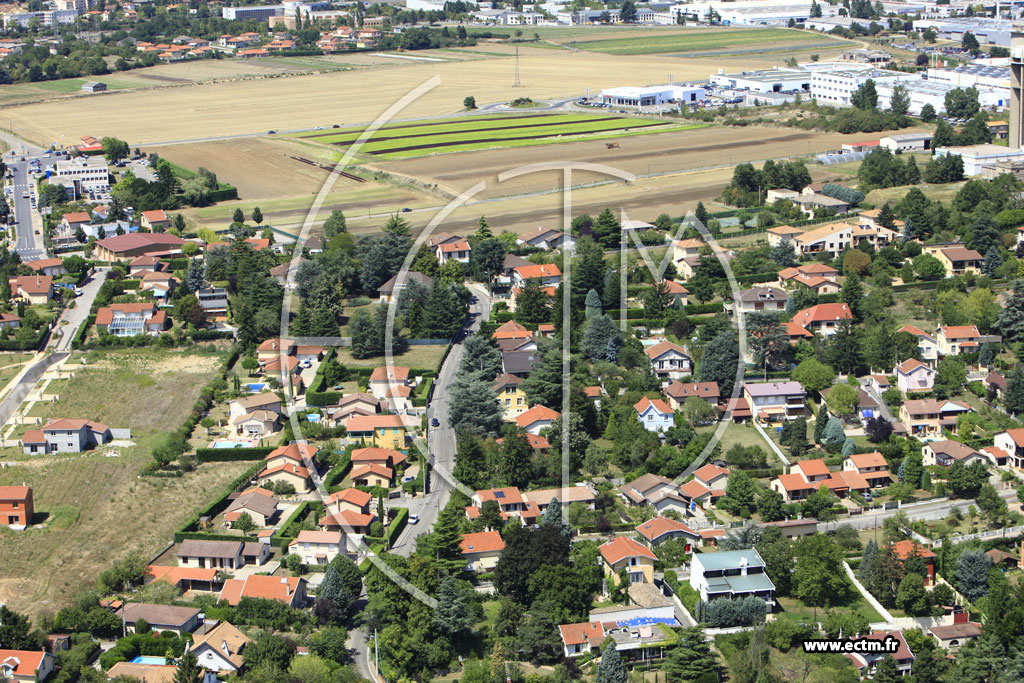 Photo arienne de Caluire-et-Cuire (Chemin Pierre Drevet)