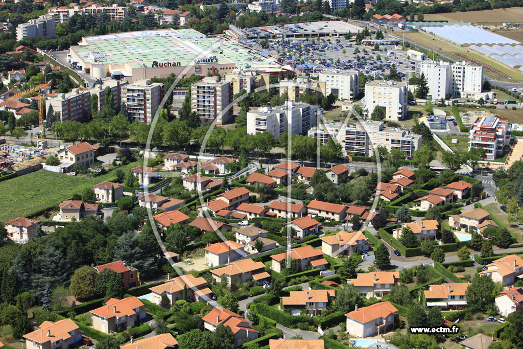 Photo arienne de Caluire-et-Cuire (Vassieux)