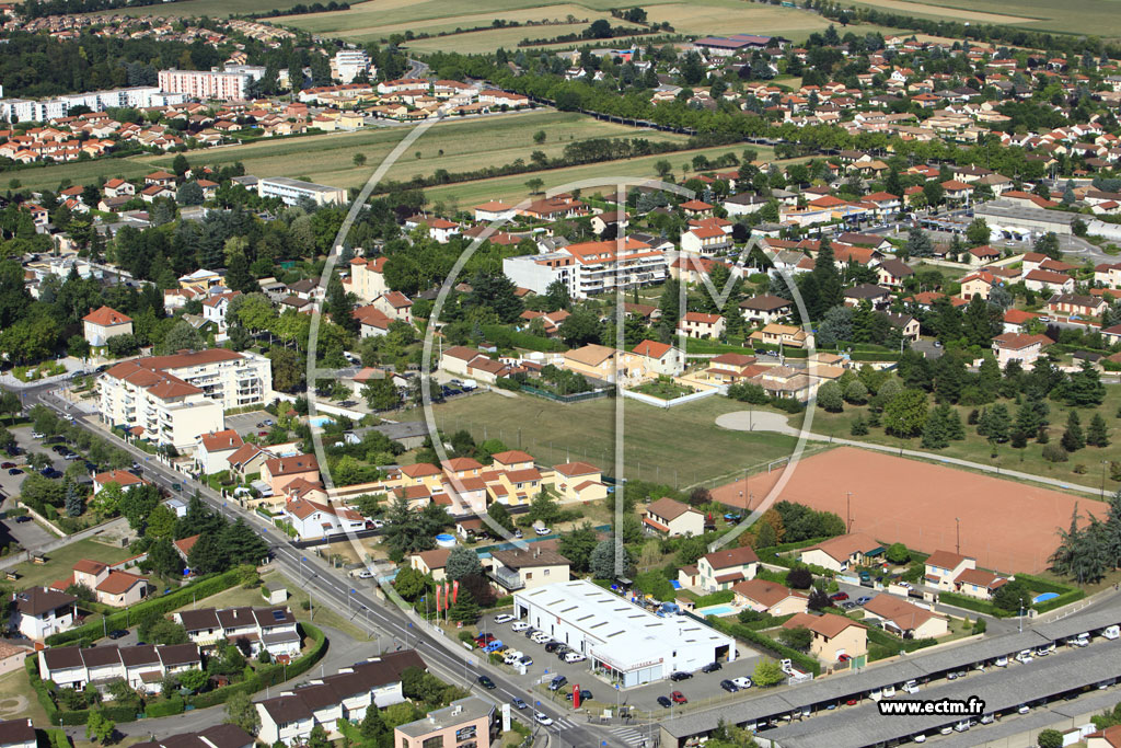 Photo arienne de Chassieu (Avenue du Progrs)