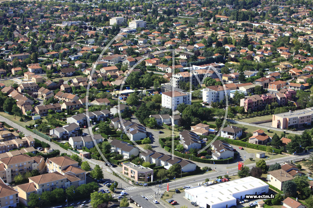 Photo arienne de Chassieu (Avenue du Progrs)