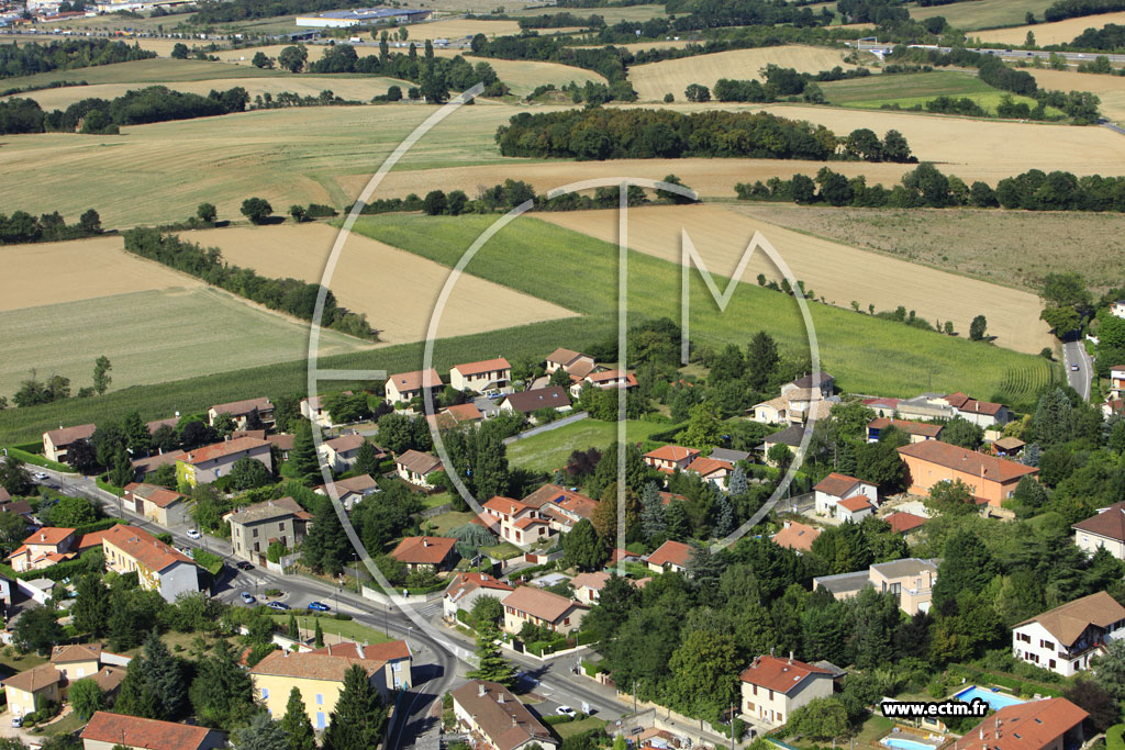 Photo arienne de Chassieu (Chemin de Dcines)