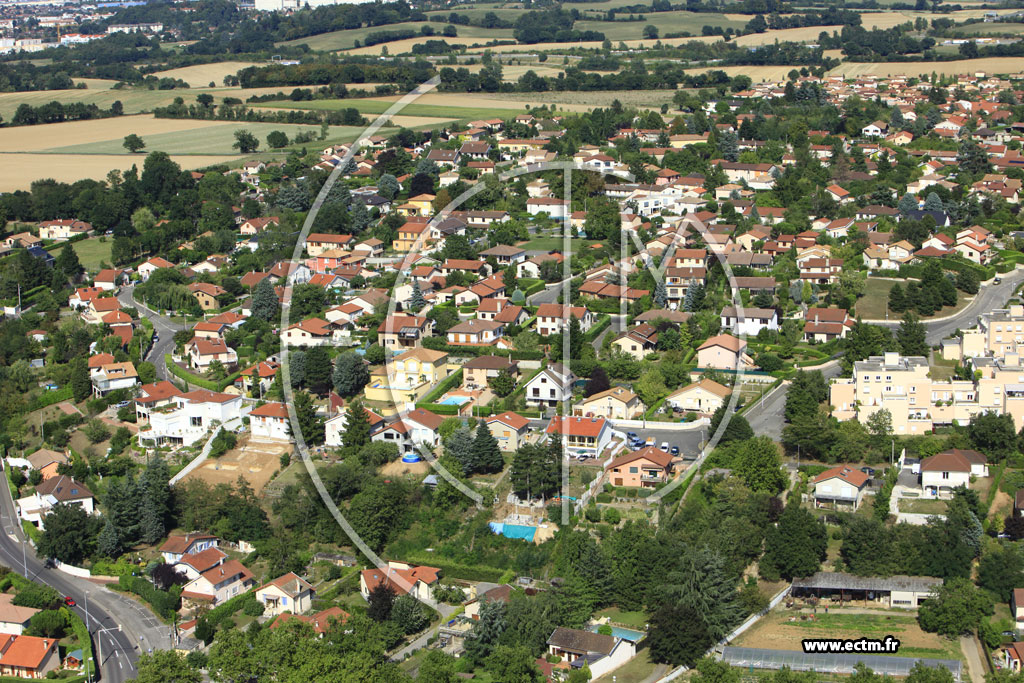 Photo arienne de Chassieu (Rue Oreste Znzini)