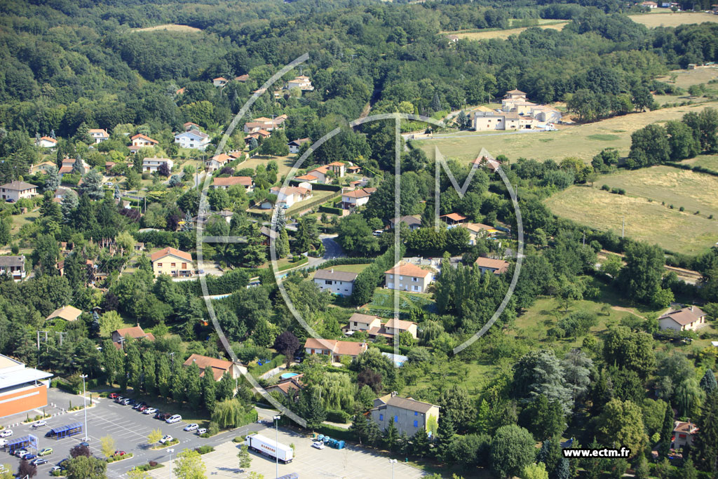 Photo arienne de Civrieux-d'Azergues