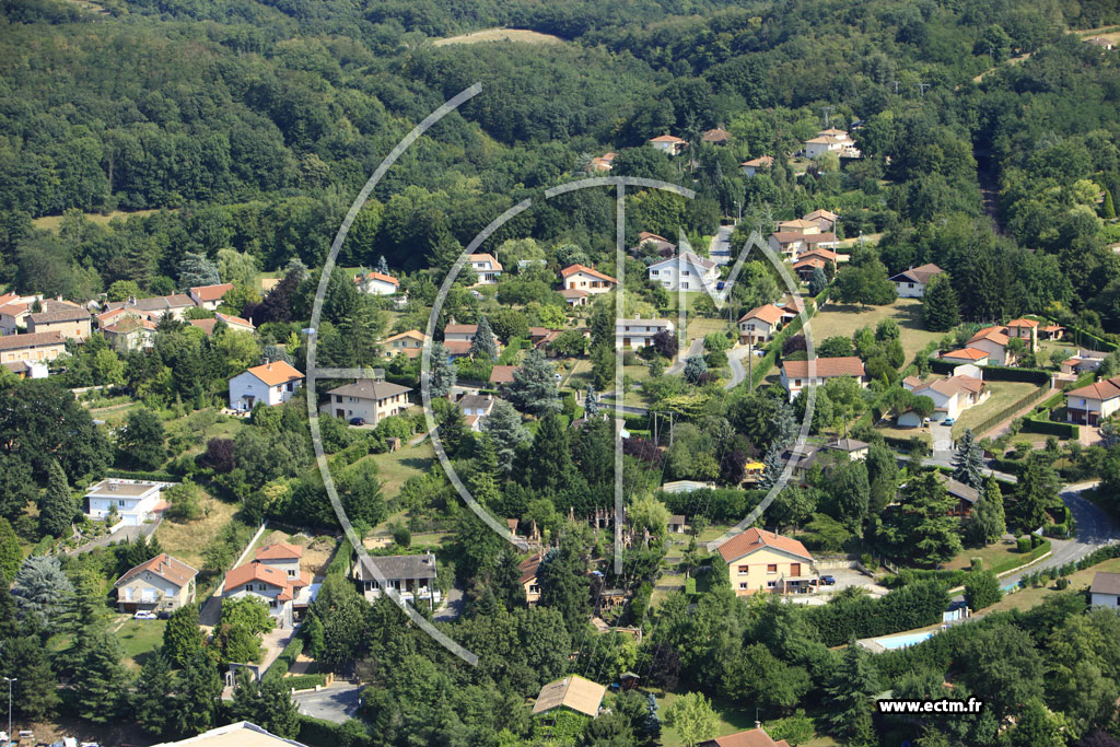 Photo arienne de Civrieux-d'Azergues