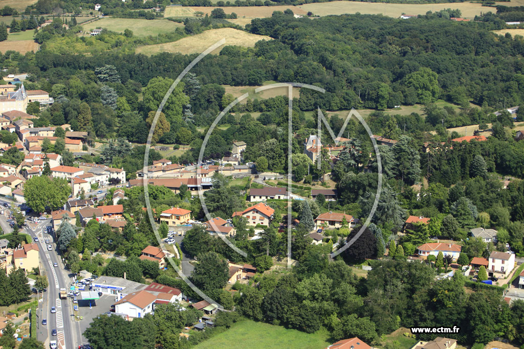 Photo arienne de Civrieux-d'Azergues