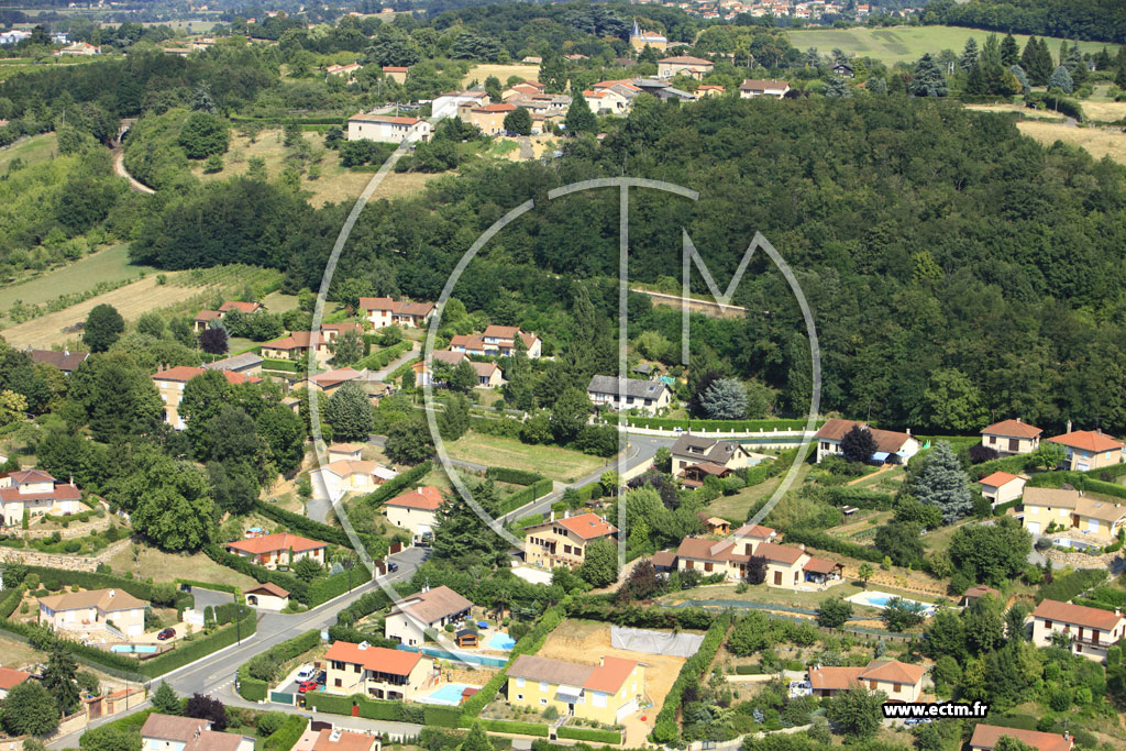 Photo arienne de Civrieux-d'Azergues