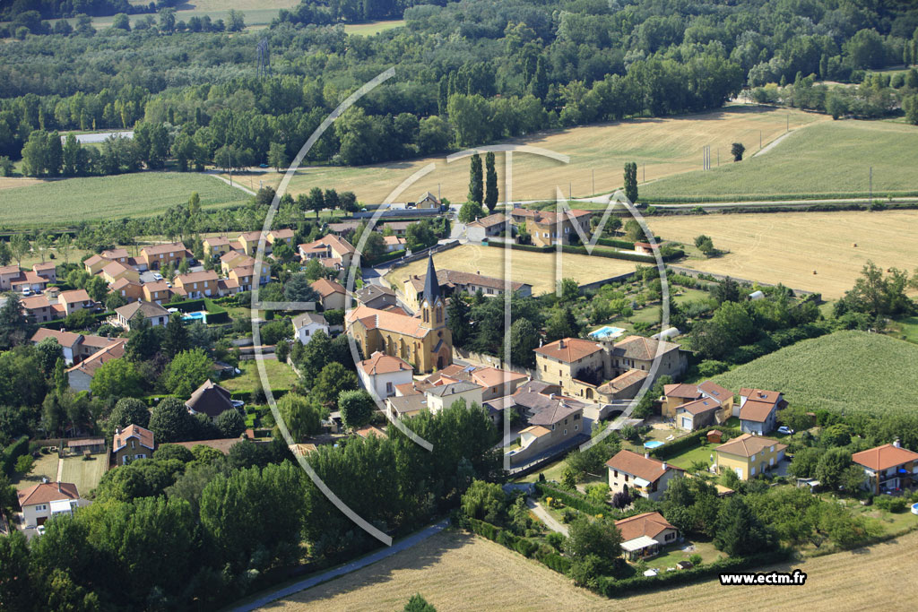 Photo arienne de Civrieux-d'Azergues