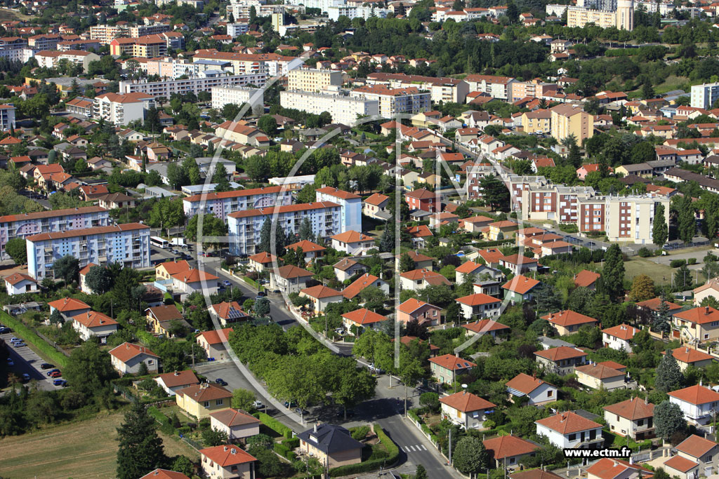 Photo arienne de Dcines-Charpieu (Avenue Jean Mac)