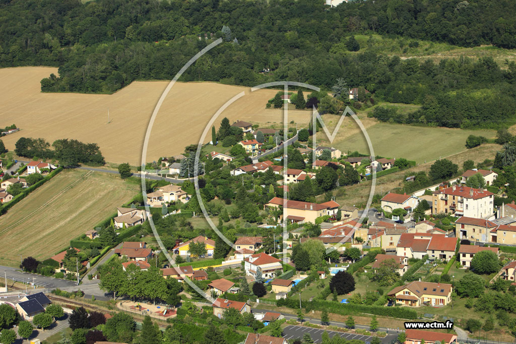 Photo arienne de Fleurieu-sur-Sane