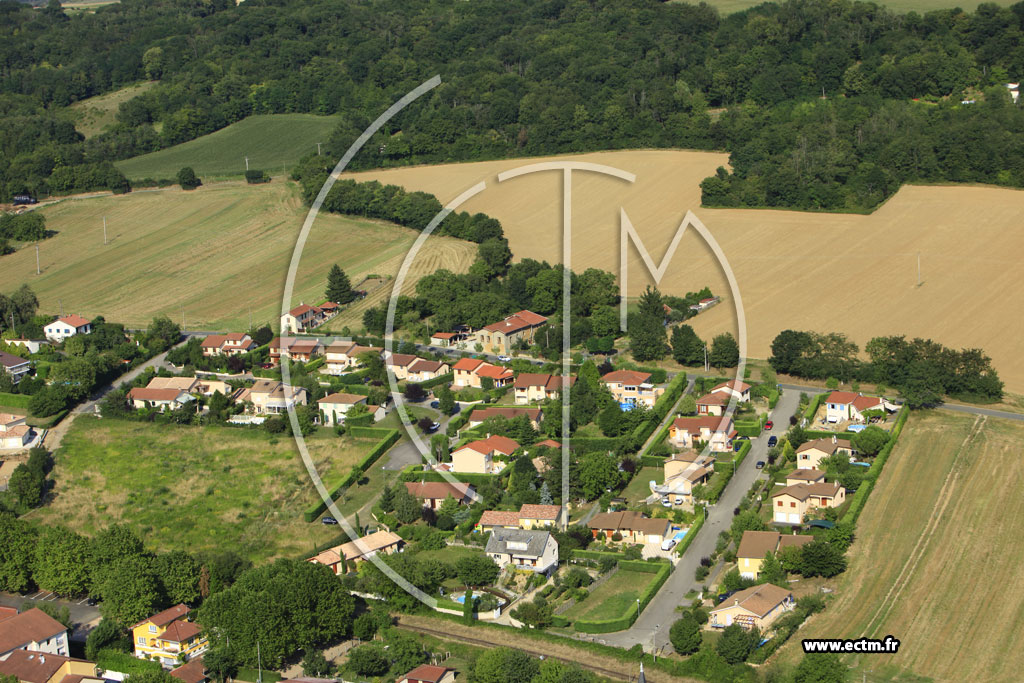 Photo arienne de Fleurieu-sur-Sane