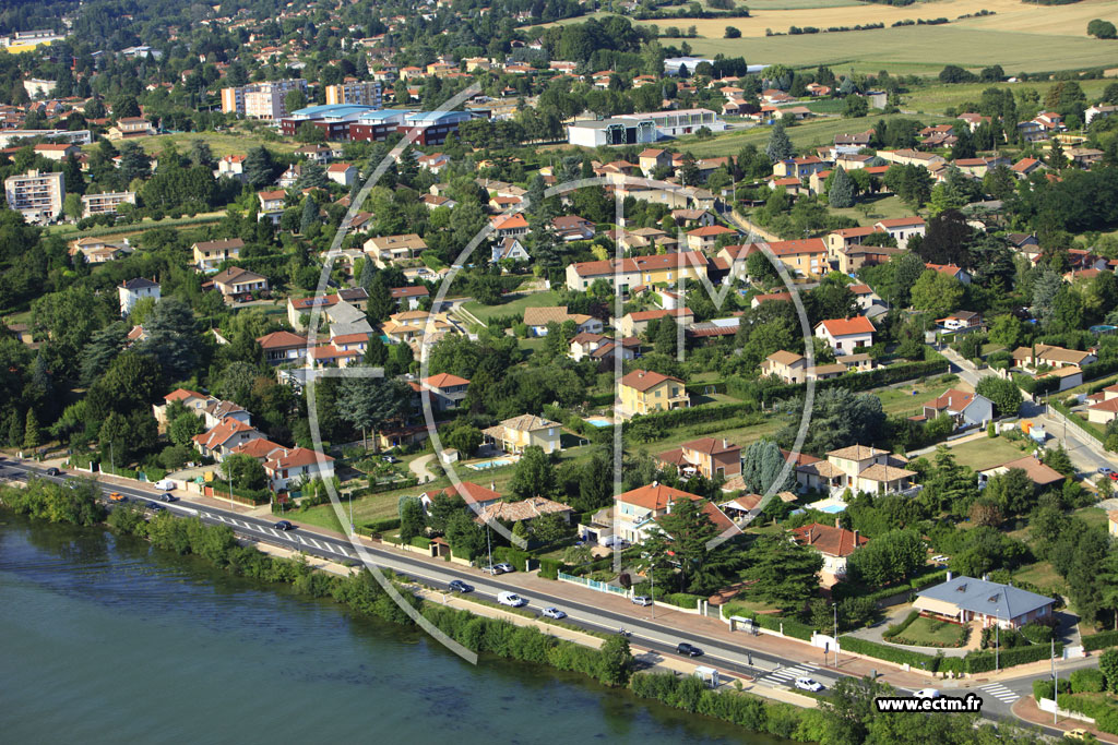 Photo arienne de Fleurieu-sur-Sane