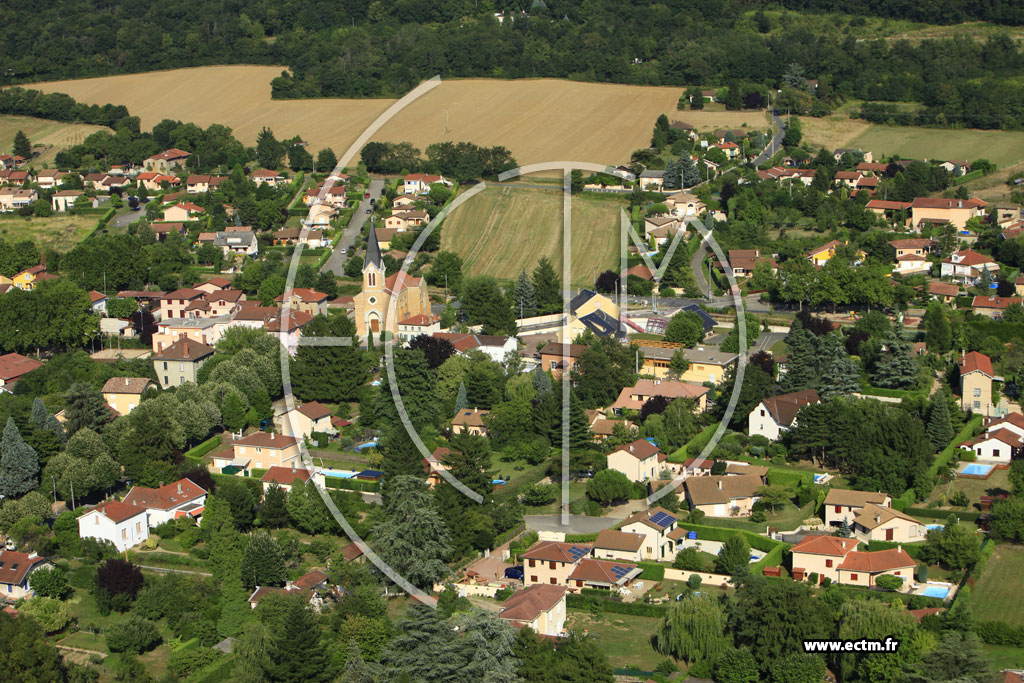 Photo arienne de Fleurieu-sur-Sane