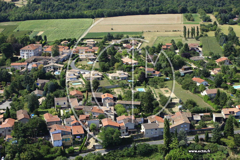 Photo arienne de Fontaines-Saint-Martin