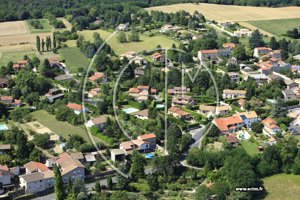 Photo arienne de Fontaines-Saint-Martin