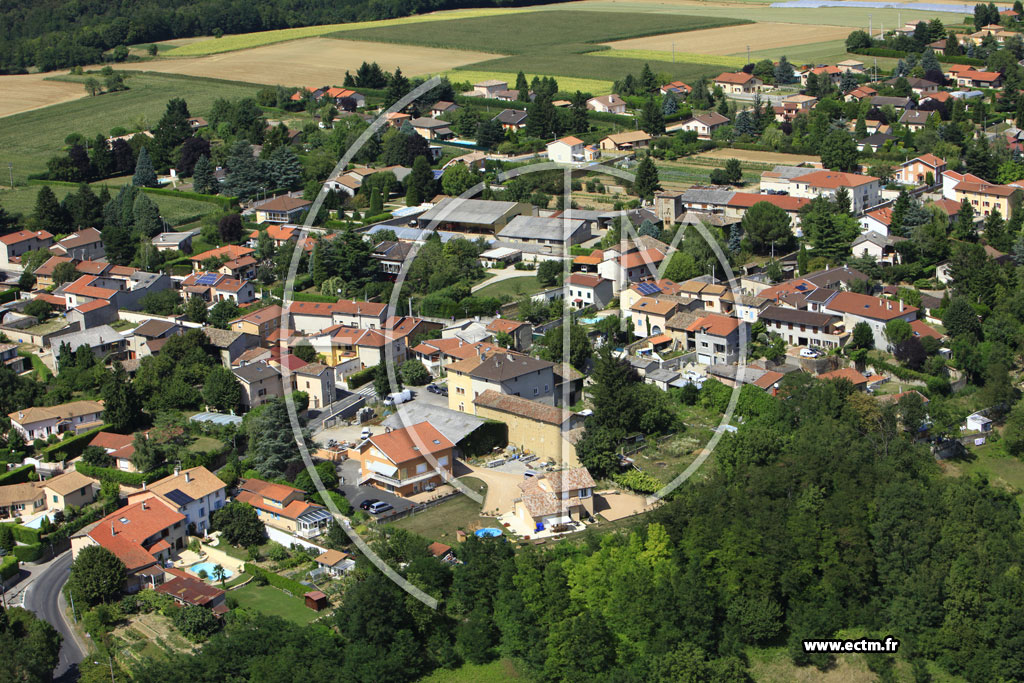 Photo arienne de Fontaines-Saint-Martin