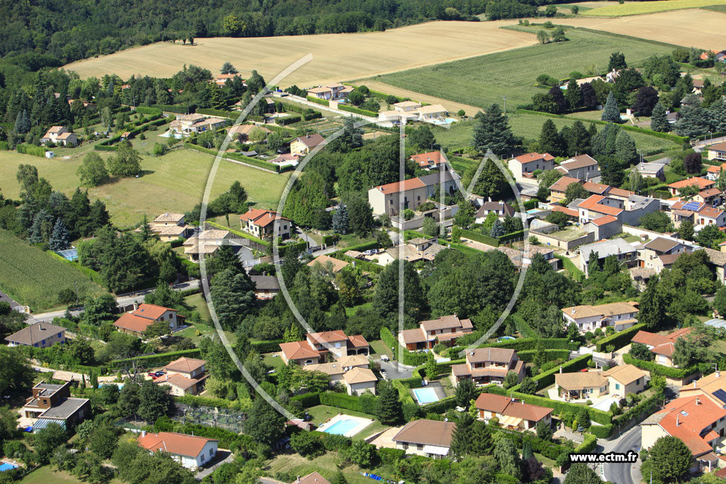 Photo arienne de Fontaines-Saint-Martin
