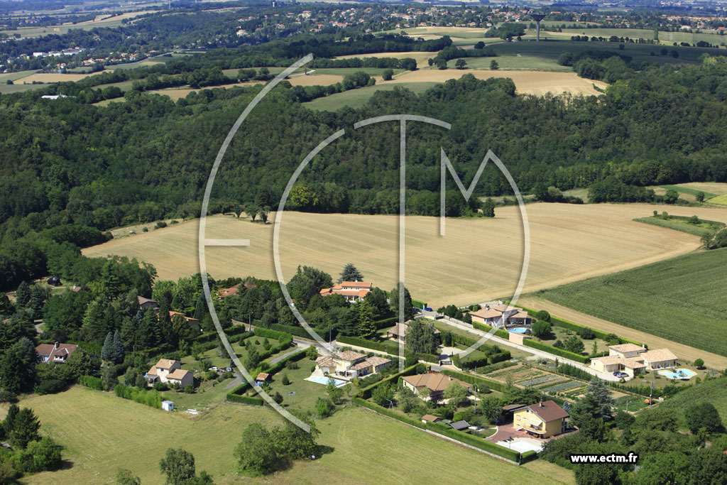 Photo arienne de Fontaines-Saint-Martin