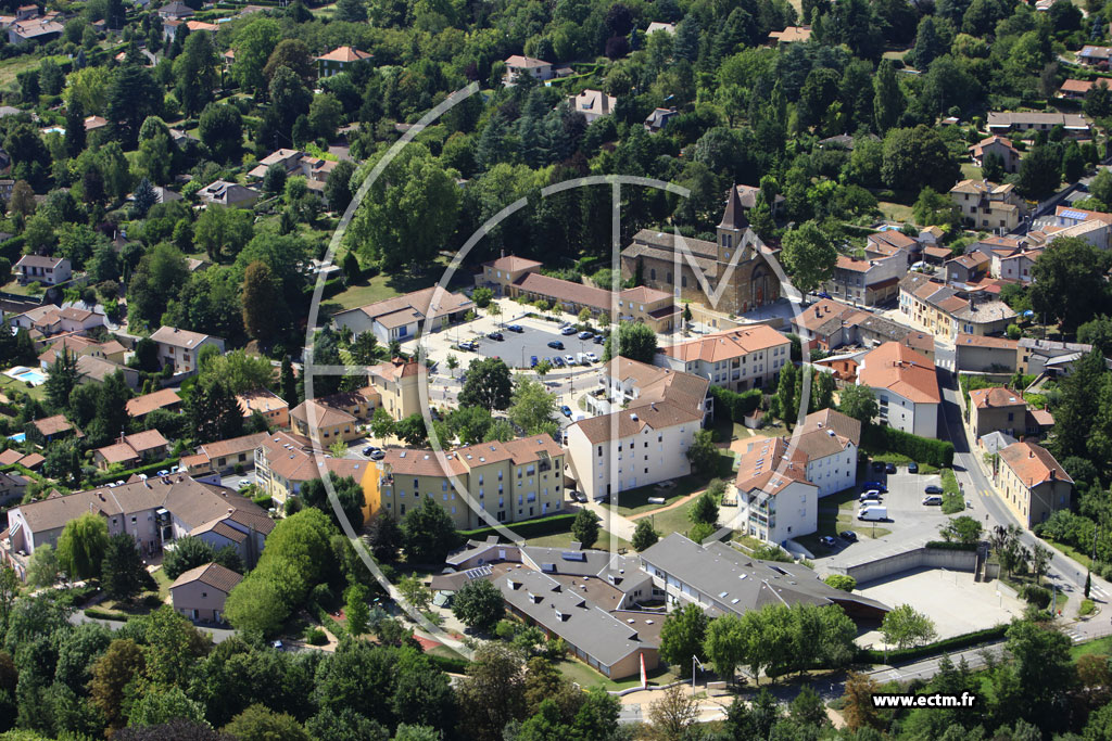 Photo arienne de Fontaines-Saint-Martin