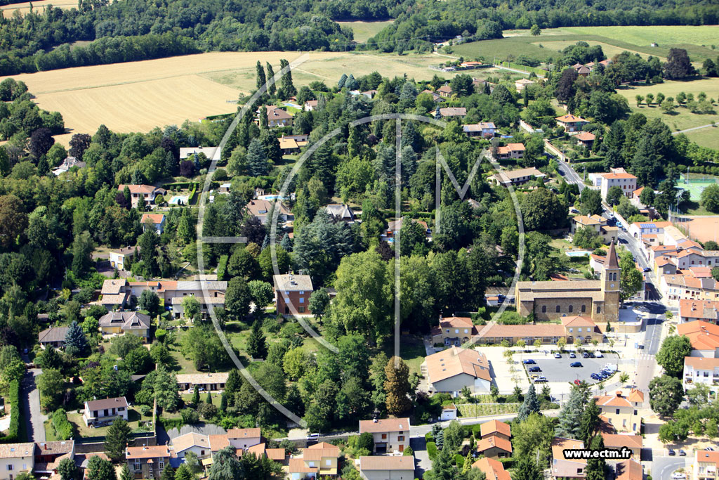 Photo arienne de Fontaines-Saint-Martin